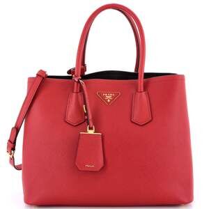 Prada Cuir Double Tote Saffiano Leather #204351P14B